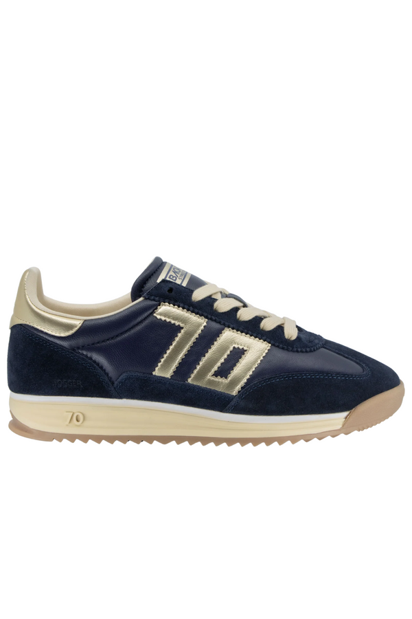 Gray Jogger N Sneaker | Navy/Gold Sneaker