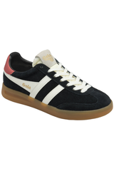 White Smoke Cyclone Sneaker | Black/ Off White/Coral/Gum Shoe