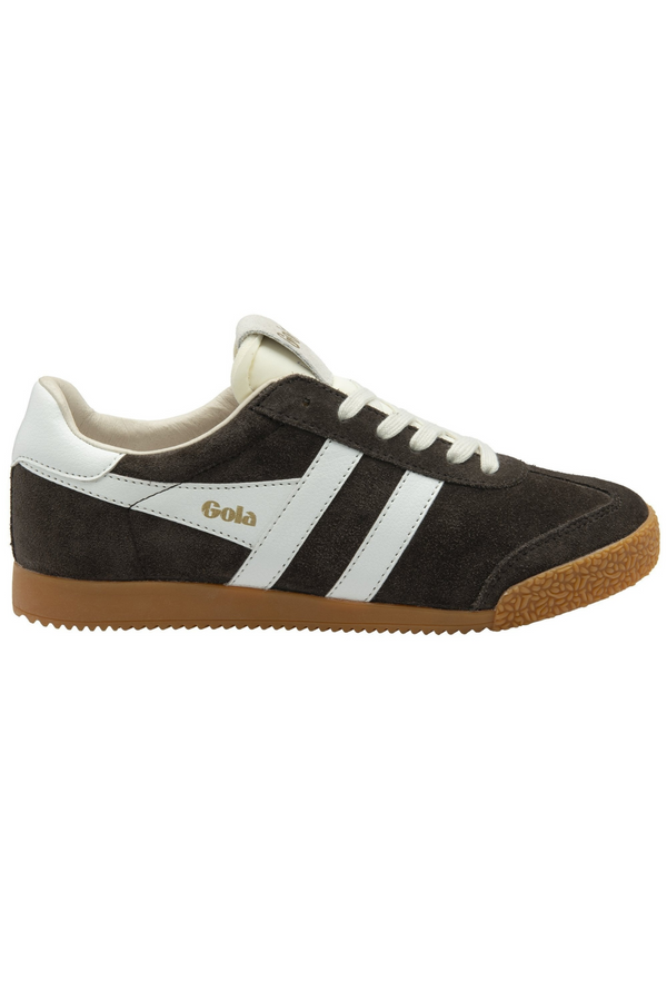 Dark Slate Gray Elan Sneaker | Mocha/White Sneaker