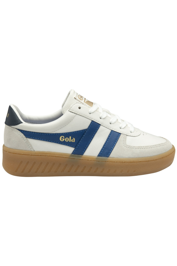Light Gray Grandslam Elite Sneaker | White/Sapphire/Navy/Gum Sneaker