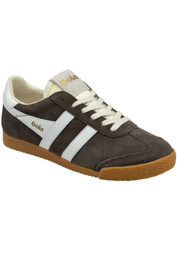 Dark Slate Gray Elan Sneaker | Mocha/White Sneaker