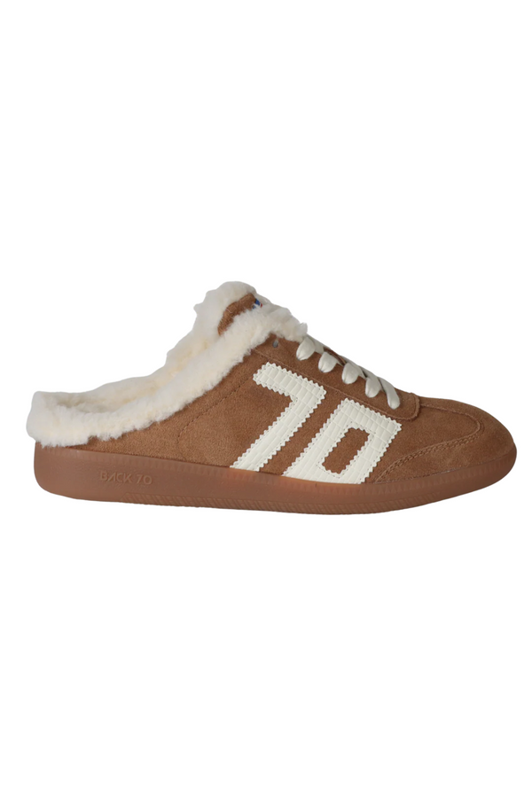 Sienna Easter FL Backless Sneaker | Tobacco White Sneaker