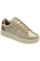 Rosy Brown Superslam Blaze II Sneaker | Gold/Off White/Cerise Sneaker