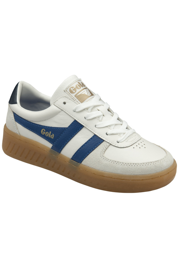 Light Gray Grandslam Elite Sneaker | White/Sapphire/Navy/Gum Sneaker
