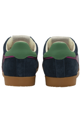 Dark Slate Gray Elan Glitz Sneaker | Navy/Fuchsia/Emerald Sneaker