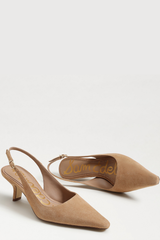 Bianka Slingback Pump | Cyrus Tan Suede