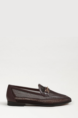 Loraine Mesh Bit Loafer | Cafe Noir