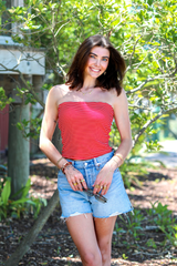 Dark Slate Gray Jukebox Knit Tube Top Tube Top