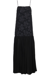 Black Marissa Drop Waist Sequin Dress Maxi Dress