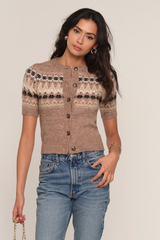Light Gray Positano Cardi Cardigan