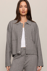 Light Gray Slowdown Sweater Jacket Jacket