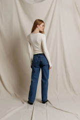 Ivanna Micro Modal Rib Long Sleeve T Shirt