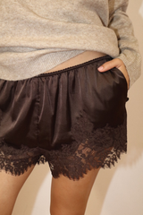 Tan The Lace Edit Shorts Short