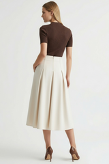 Lavender Sienais Skirt Midi Skirt