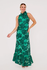 Lavender Camille Gown Emerald Azalea Organza Maxi Dress