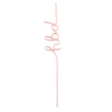 Pink HBD straw