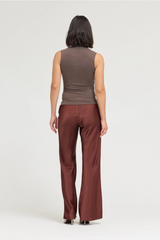 Lavender City Muse Overlap Sleeveless Top Top