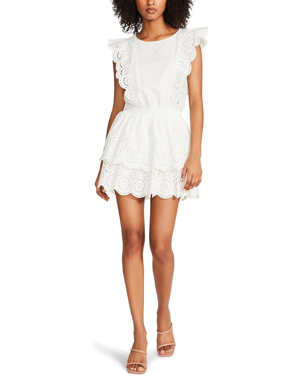 Antique White Jayda Dress Mini Dress