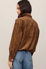 Light Gray Corin Bubble Hem Jacket Jacket