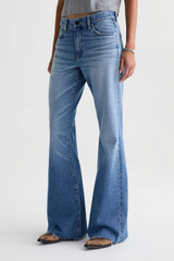 Lavender Georgia Relaxed Flare Jean | 17 Years Duet Jeans