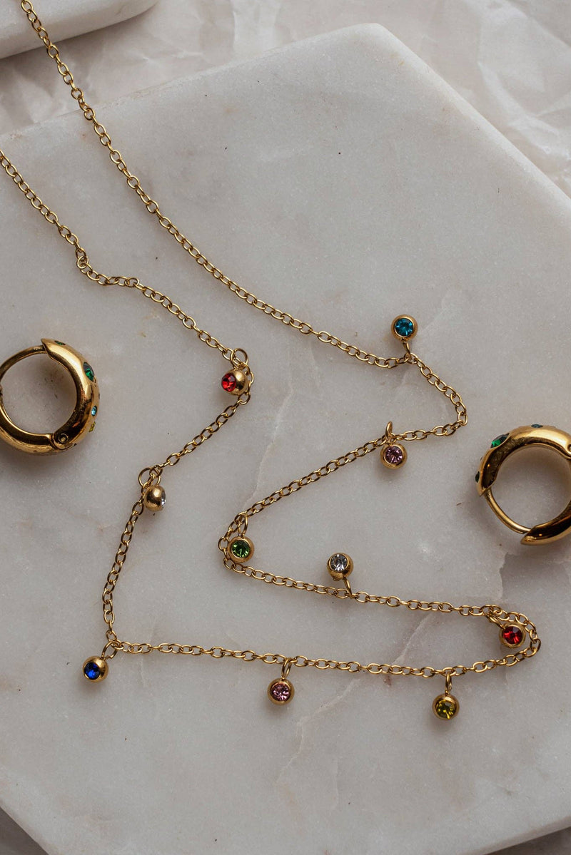 Dark Gray Bojana Necklace Necklace