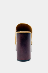Hayden Platform Mule | Camel Suede