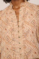 Zinny Top Wuthering Winds Print Top