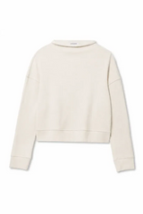 Arden French Terry Mock Neck Sweatshirt Sweatshirt