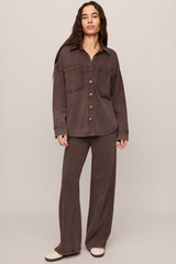 Dark Olive Green Hunter Knit Pant Pant