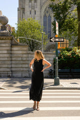 Dark Slate Gray Isabella Velvet Maxi Maxi Dress