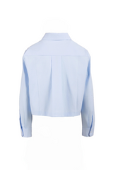 White Smoke Tutor Girl Button Up Shirt Shirt