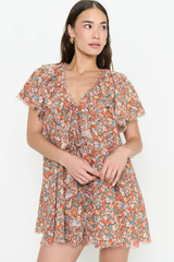Rosalie Tunic Dress in Rustic Meadow