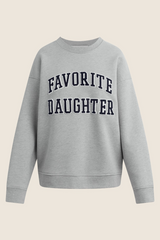Antique White The Embroidery Collegiate Sweatshirt Sweatshirt