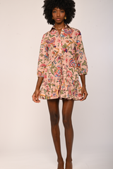 Paloma Mini Dress in Jessa Floral Print Mini Dress