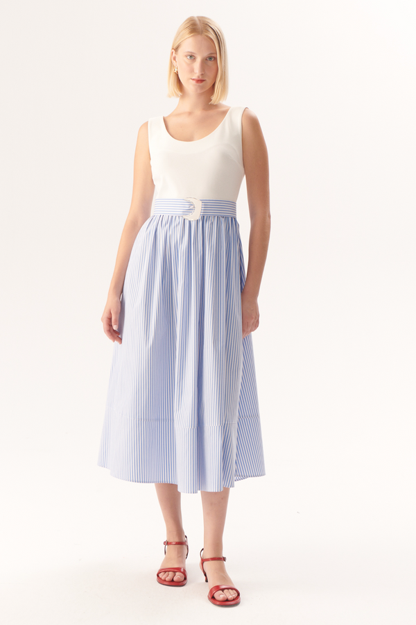 White Smoke Harper K Dress Midi Dress