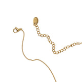 White Smoke 18K Gold Dainty Diamond Cross Pendant Necklace