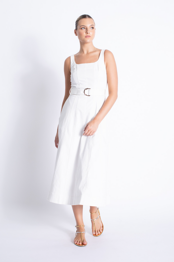 Liliana Denim Midi Dress