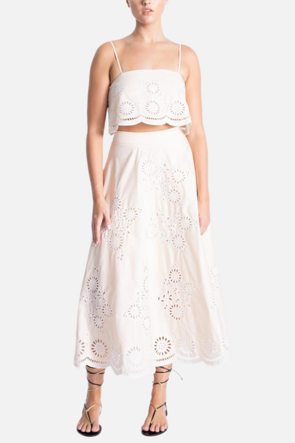 Carlotta Embroidered Skirt