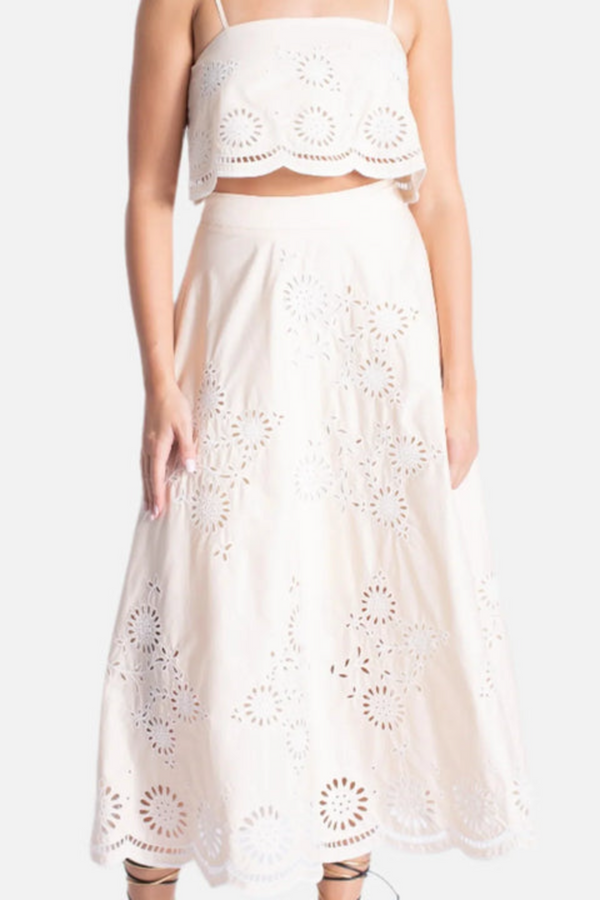 Carlotta Embroidered Skirt