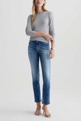Light Gray Mari Mid-Rise Slim Straight | 15 Years Shoreline Jeans