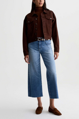 Lavender Saige Wide Leg Crop | 17 Years Duet Jeans