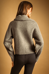 Chocolate Tied With Love Sweater Jacket Sweater