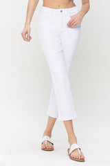 Lavender Jeanne High Rise Crop Straight Jeans Jeans