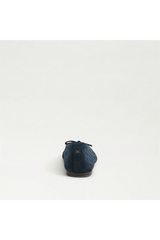 Ruthie Woven Ballet Flat | Oasis Navy Suede