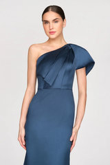 Cathy | One Shoulder Bow Dress
