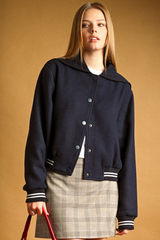 Chocolate Beyond The Sea Bomber Jacket Jacket