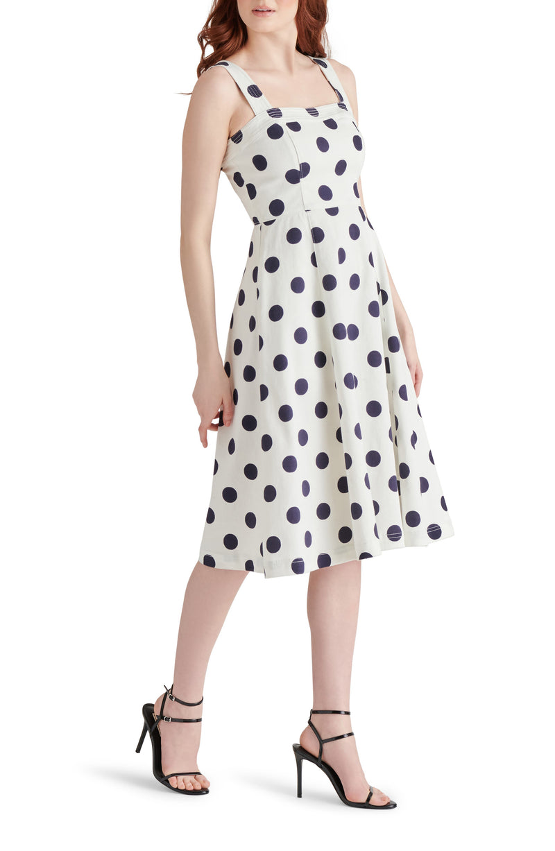 Light Gray Dolly Dress Midi Dress