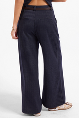 White Smoke Legacy Pants in Navy Ivory Pant