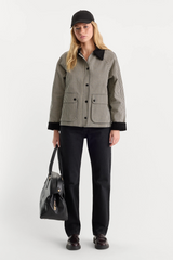 Lavender The Heritage Jacket in Black Check Jacket