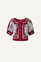 Seashell Sylvia Top in Virelle Top